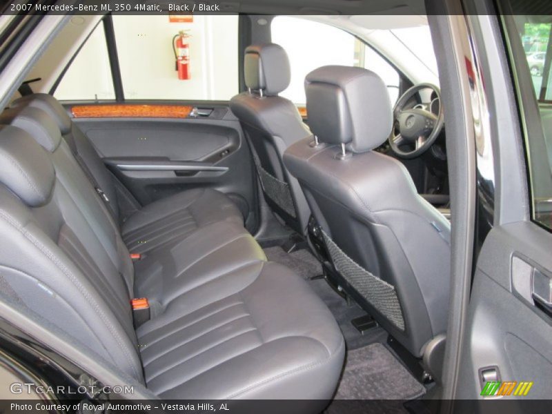 Black / Black 2007 Mercedes-Benz ML 350 4Matic