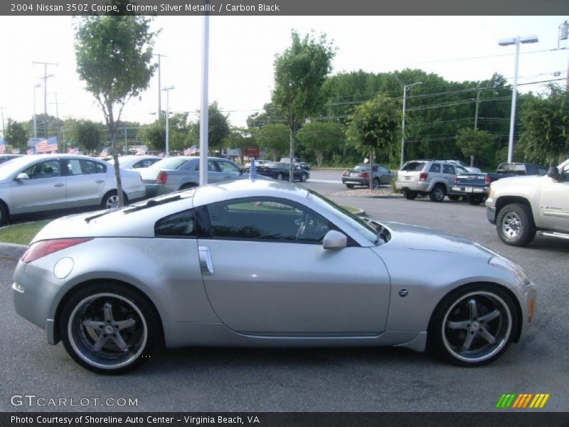 Chrome Silver Metallic / Carbon Black 2004 Nissan 350Z Coupe