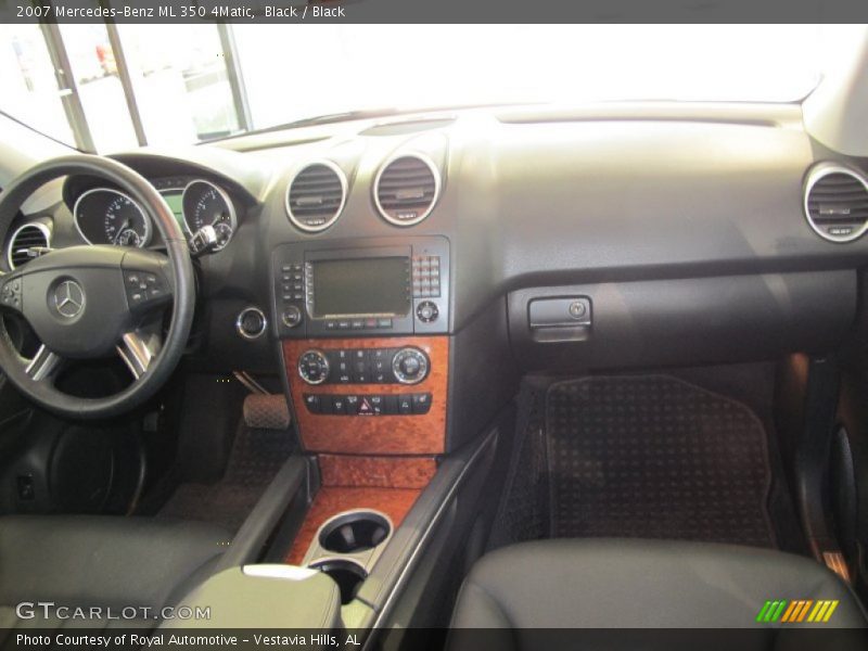 Black / Black 2007 Mercedes-Benz ML 350 4Matic