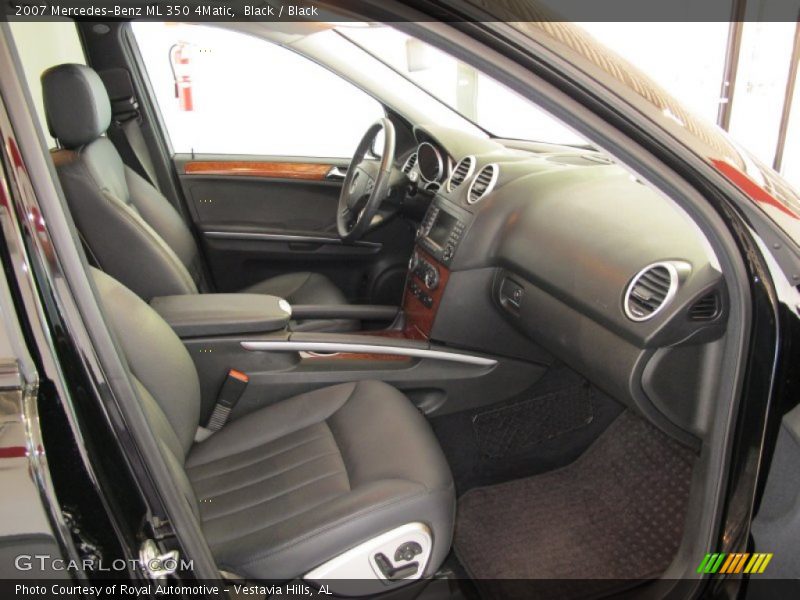 Black / Black 2007 Mercedes-Benz ML 350 4Matic