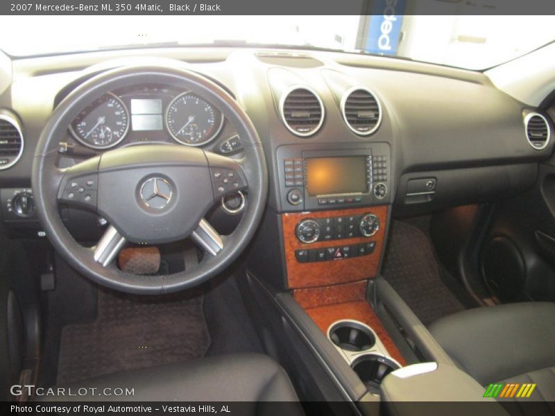 Black / Black 2007 Mercedes-Benz ML 350 4Matic