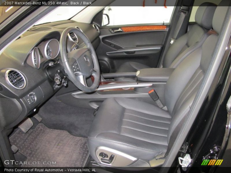 Black / Black 2007 Mercedes-Benz ML 350 4Matic