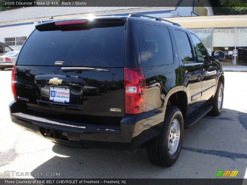 Black / Ebony 2008 Chevrolet Tahoe LS 4x4