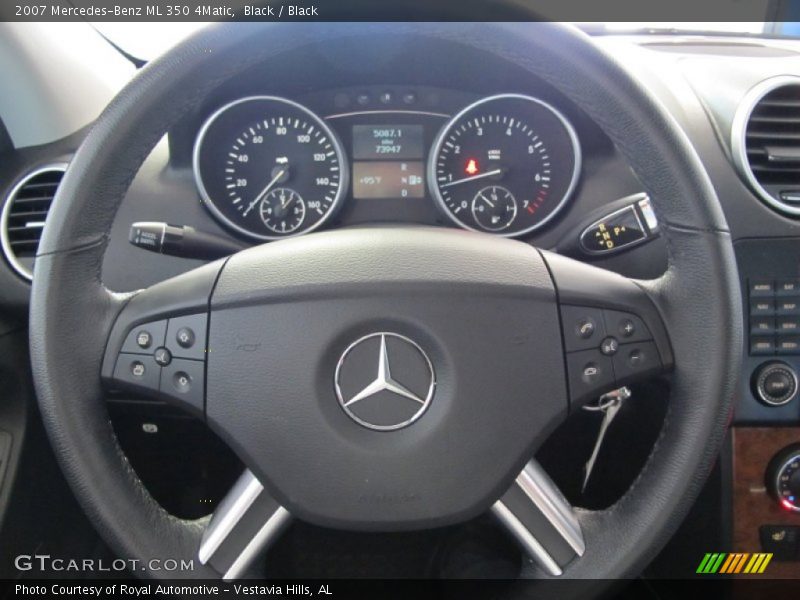 Black / Black 2007 Mercedes-Benz ML 350 4Matic
