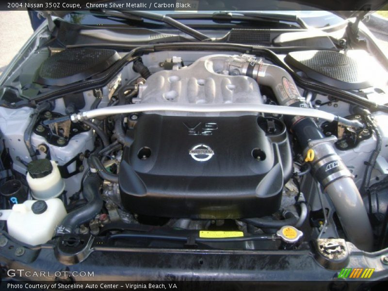 Chrome Silver Metallic / Carbon Black 2004 Nissan 350Z Coupe