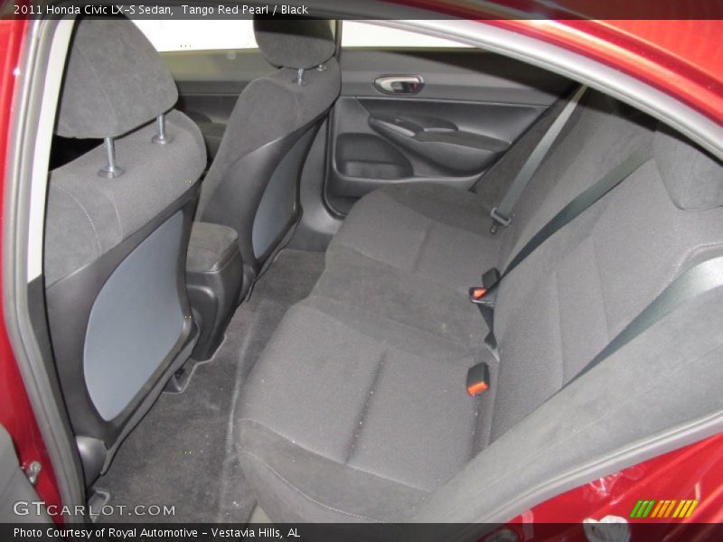 Tango Red Pearl / Black 2011 Honda Civic LX-S Sedan