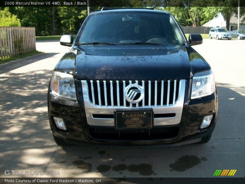 Black / Black 2008 Mercury Mariner V6 4WD
