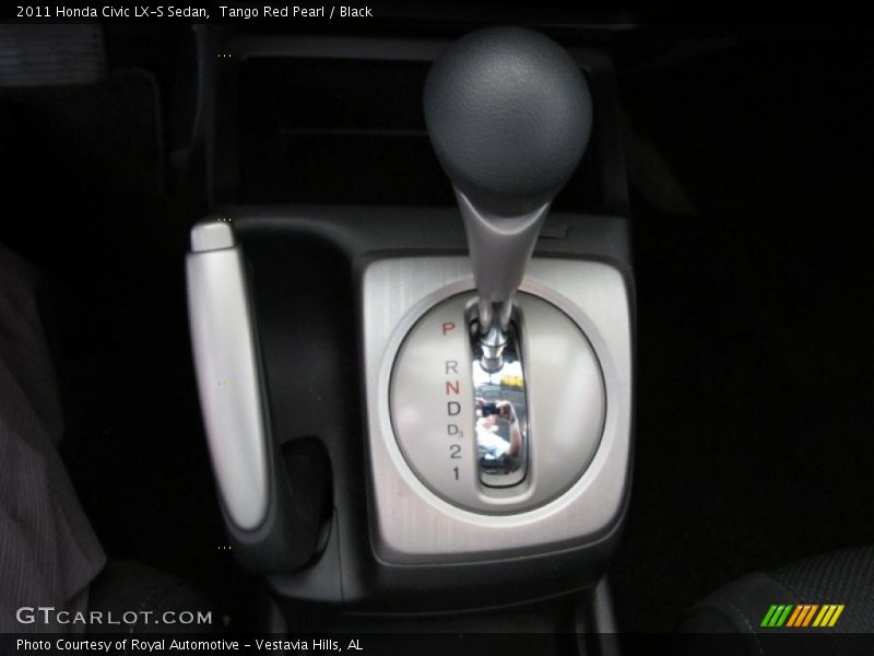 Tango Red Pearl / Black 2011 Honda Civic LX-S Sedan