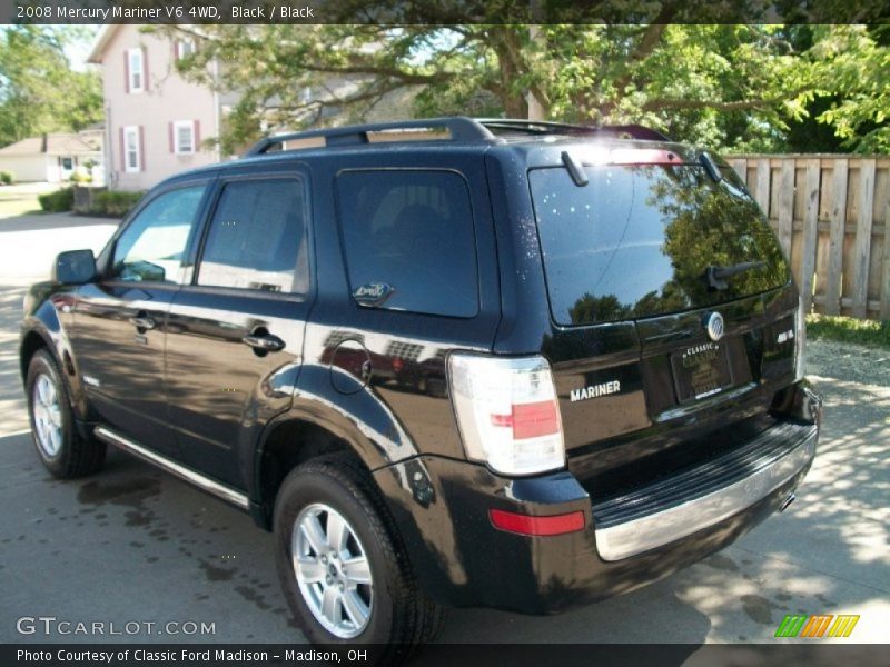 Black / Black 2008 Mercury Mariner V6 4WD