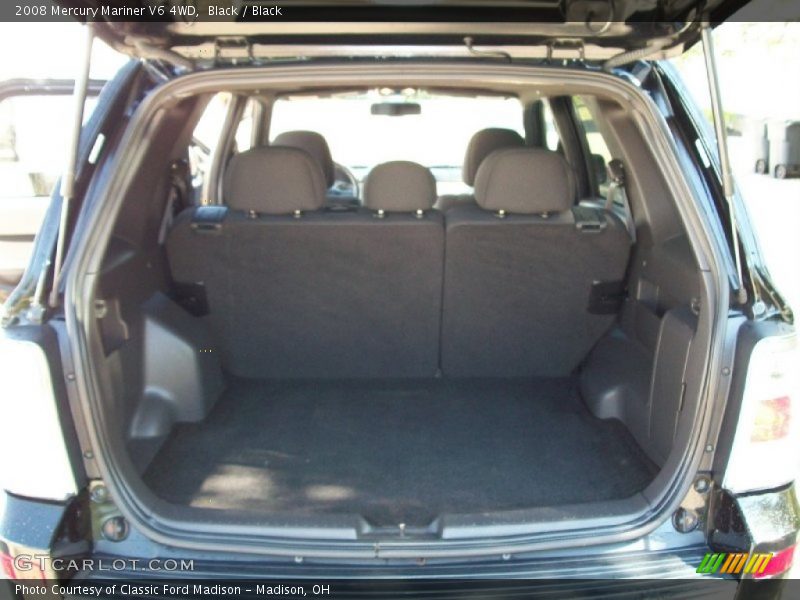 Black / Black 2008 Mercury Mariner V6 4WD