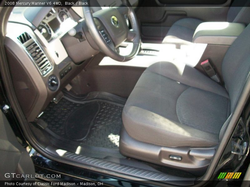 Black / Black 2008 Mercury Mariner V6 4WD