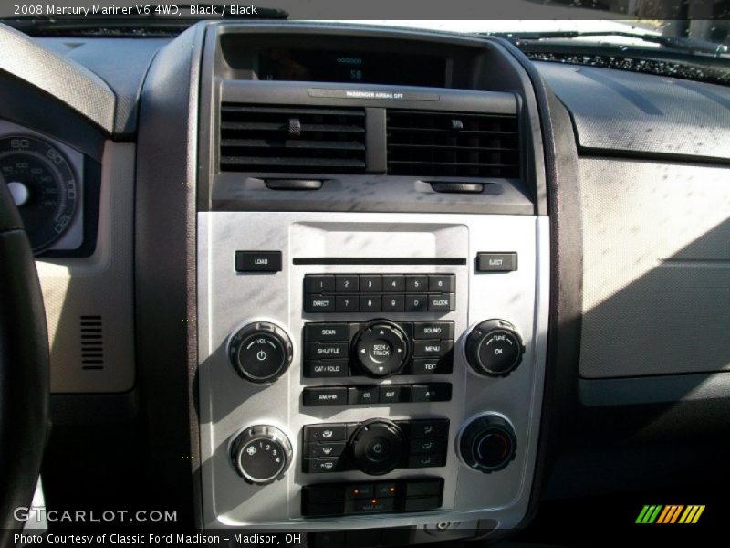 Black / Black 2008 Mercury Mariner V6 4WD