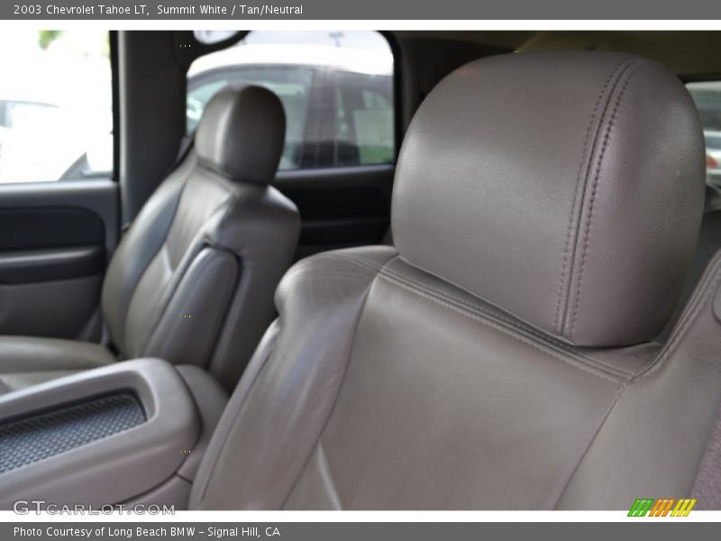 Summit White / Tan/Neutral 2003 Chevrolet Tahoe LT