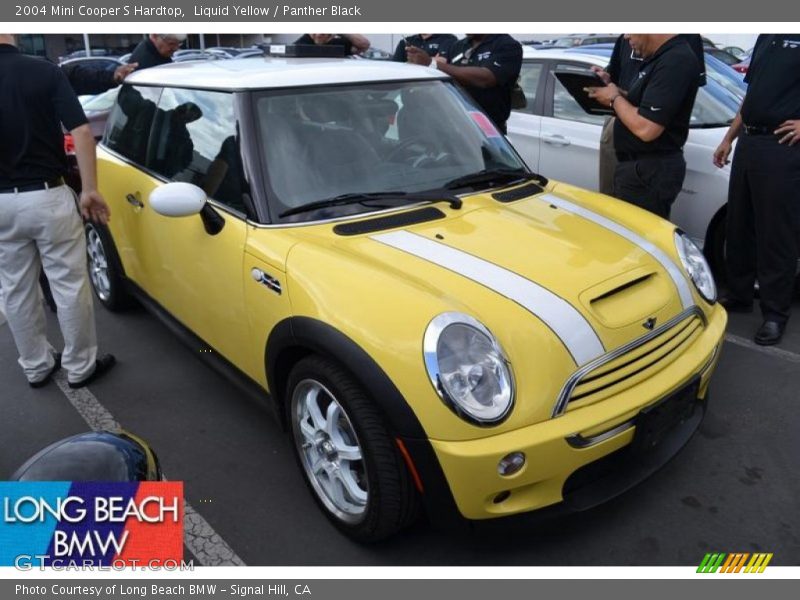 Liquid Yellow / Panther Black 2004 Mini Cooper S Hardtop