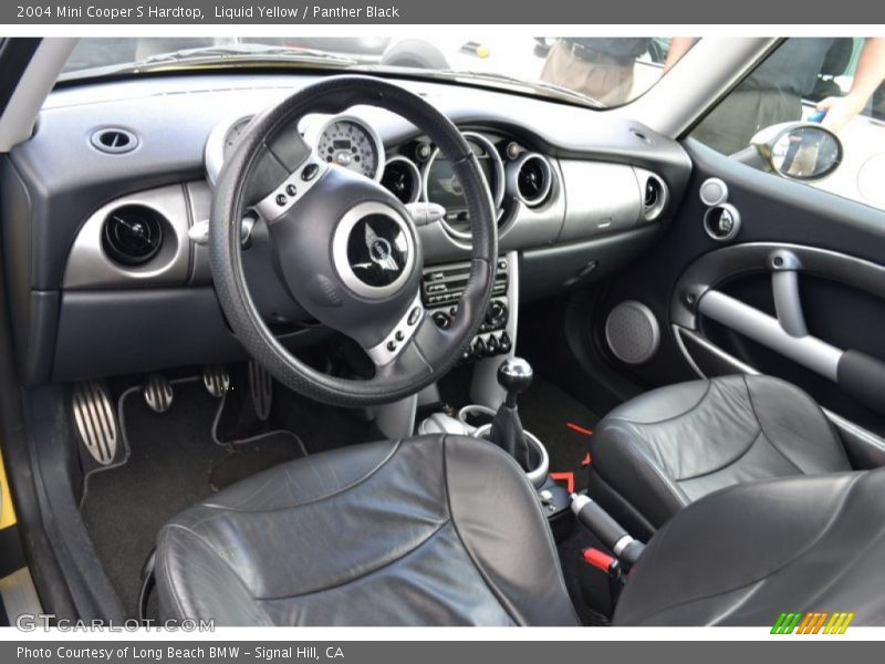 Liquid Yellow / Panther Black 2004 Mini Cooper S Hardtop
