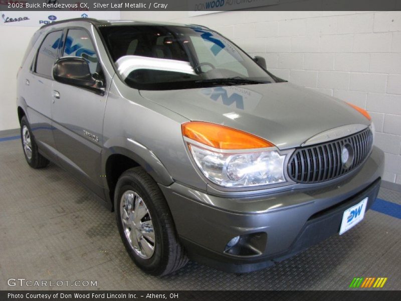 Silver Leaf Metallic / Gray 2003 Buick Rendezvous CX