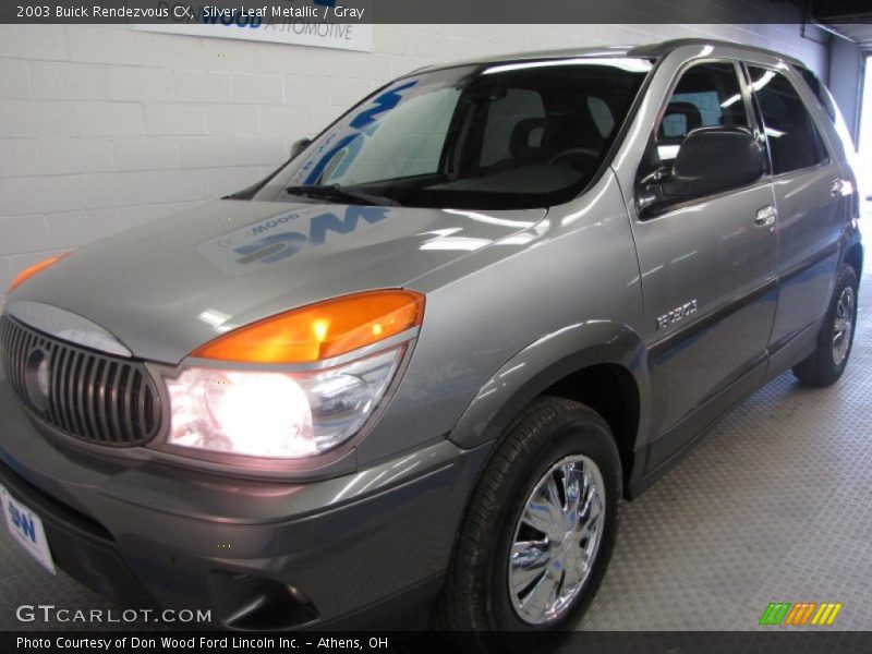 Silver Leaf Metallic / Gray 2003 Buick Rendezvous CX