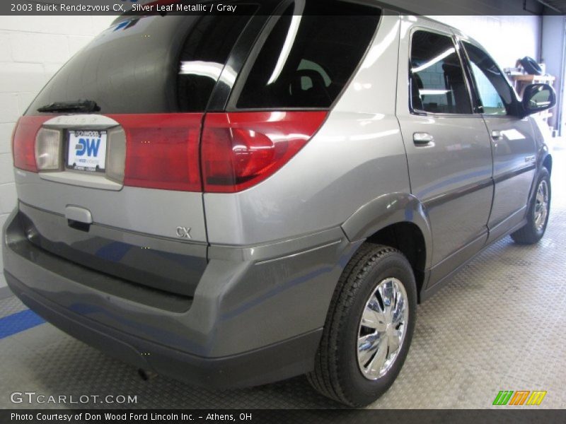 Silver Leaf Metallic / Gray 2003 Buick Rendezvous CX