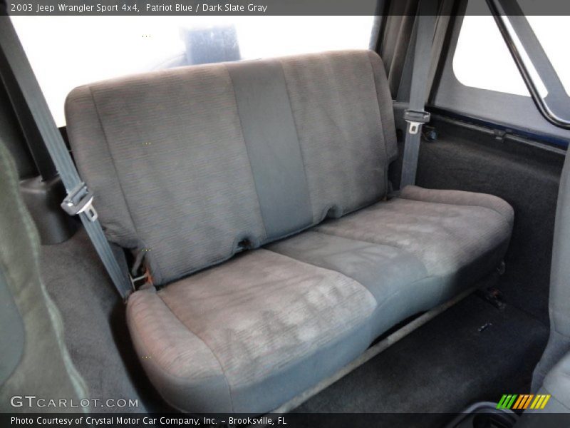Patriot Blue / Dark Slate Gray 2003 Jeep Wrangler Sport 4x4
