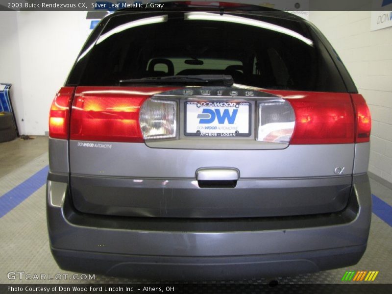Silver Leaf Metallic / Gray 2003 Buick Rendezvous CX