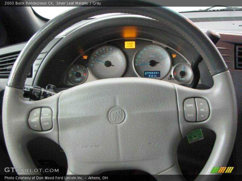 Silver Leaf Metallic / Gray 2003 Buick Rendezvous CX