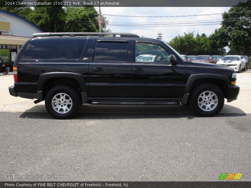 Black / Tan/Neutral 2004 Chevrolet Suburban 1500 Z71 4x4