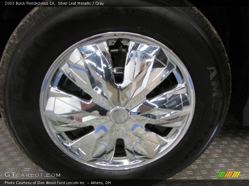 Silver Leaf Metallic / Gray 2003 Buick Rendezvous CX