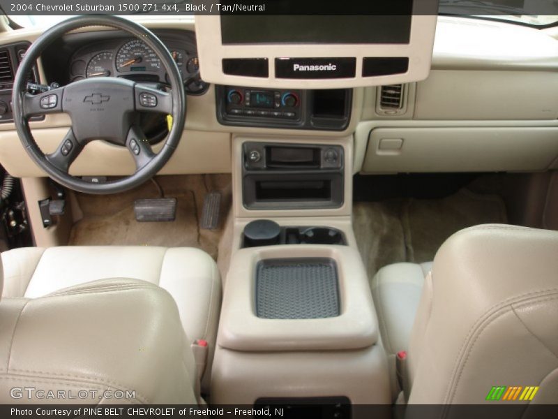 Black / Tan/Neutral 2004 Chevrolet Suburban 1500 Z71 4x4