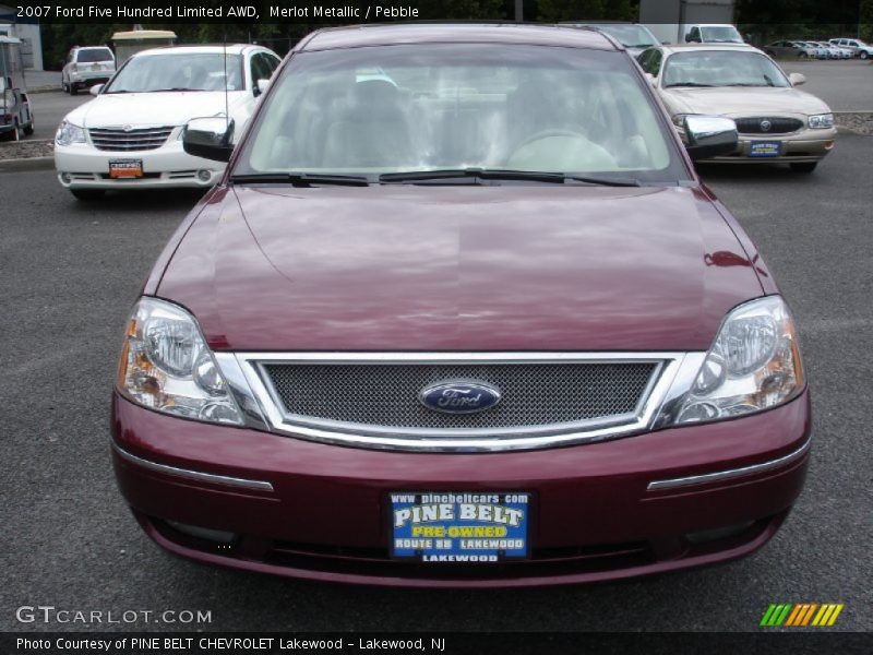 Merlot Metallic / Pebble 2007 Ford Five Hundred Limited AWD