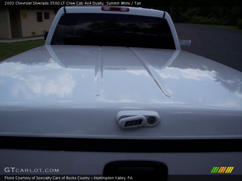 Summit White / Tan 2003 Chevrolet Silverado 3500 LT Crew Cab 4x4 Dually