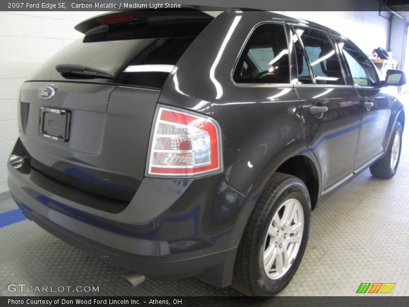 Carbon Metallic / Medium Light Stone 2007 Ford Edge SE