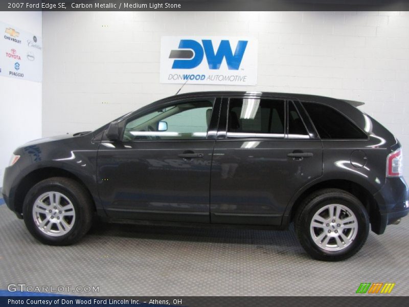 Carbon Metallic / Medium Light Stone 2007 Ford Edge SE