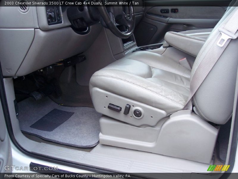  2003 Silverado 3500 LT Crew Cab 4x4 Dually Tan Interior