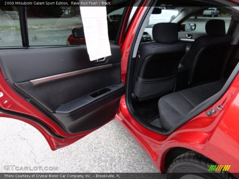 Rave Red Pearl / Black 2009 Mitsubishi Galant Sport Edition