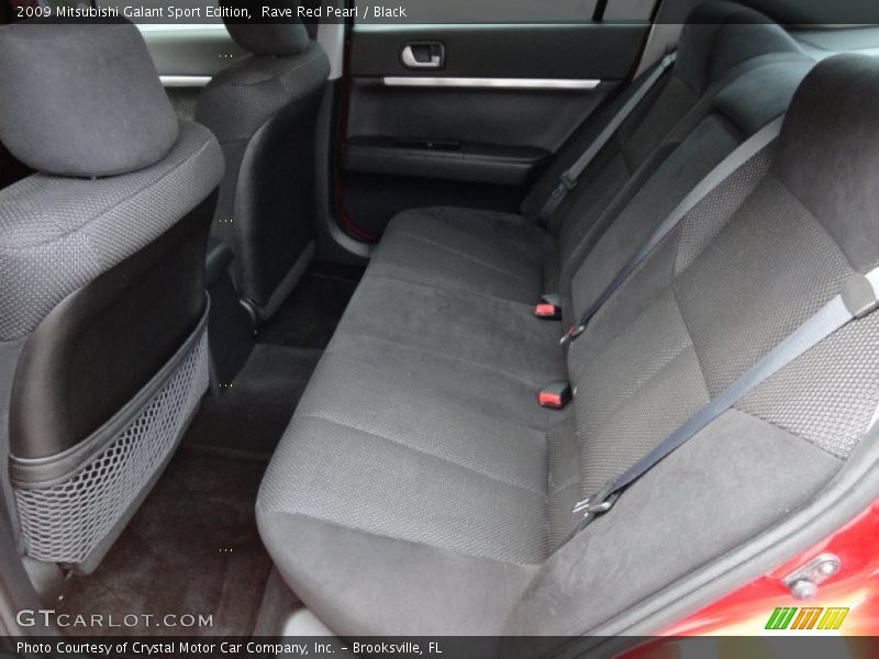 Rave Red Pearl / Black 2009 Mitsubishi Galant Sport Edition