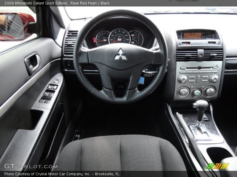 Rave Red Pearl / Black 2009 Mitsubishi Galant Sport Edition