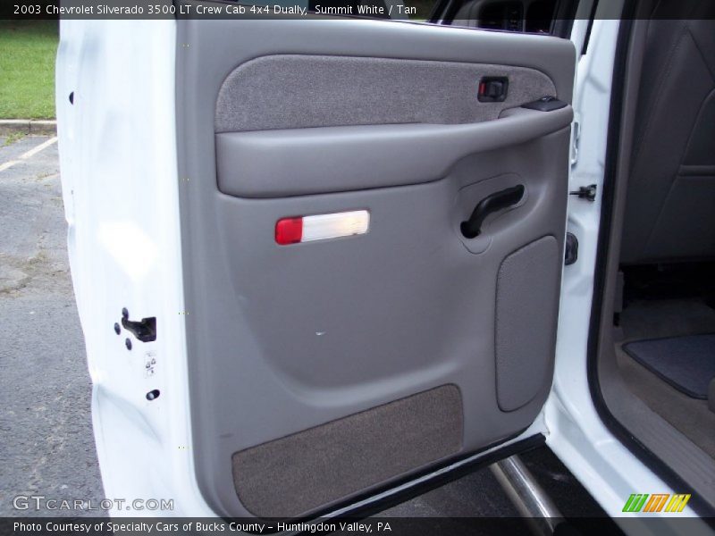 Summit White / Tan 2003 Chevrolet Silverado 3500 LT Crew Cab 4x4 Dually