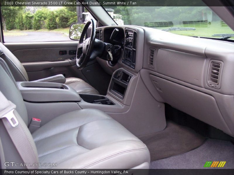  2003 Silverado 3500 LT Crew Cab 4x4 Dually Tan Interior