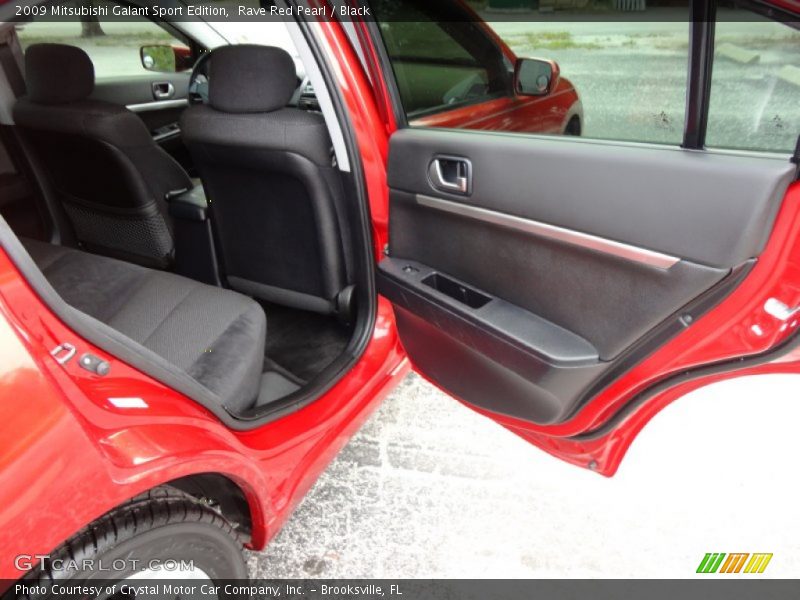 Rave Red Pearl / Black 2009 Mitsubishi Galant Sport Edition