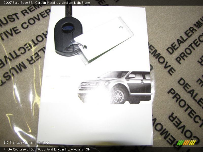 Carbon Metallic / Medium Light Stone 2007 Ford Edge SE