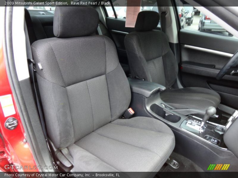 Rave Red Pearl / Black 2009 Mitsubishi Galant Sport Edition