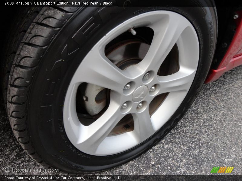 Rave Red Pearl / Black 2009 Mitsubishi Galant Sport Edition