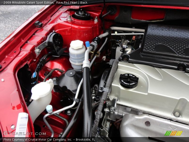 Rave Red Pearl / Black 2009 Mitsubishi Galant Sport Edition
