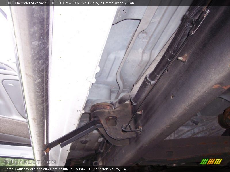 Summit White / Tan 2003 Chevrolet Silverado 3500 LT Crew Cab 4x4 Dually