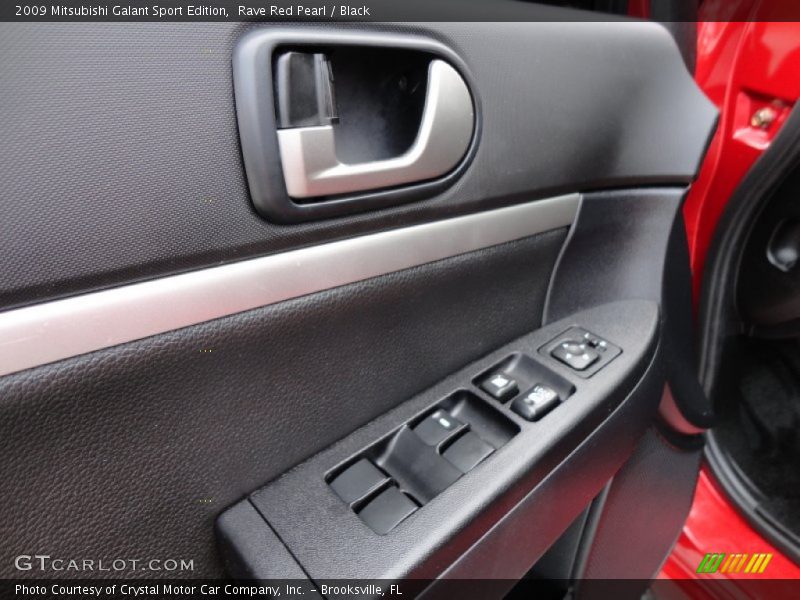Rave Red Pearl / Black 2009 Mitsubishi Galant Sport Edition