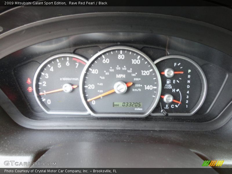 Rave Red Pearl / Black 2009 Mitsubishi Galant Sport Edition
