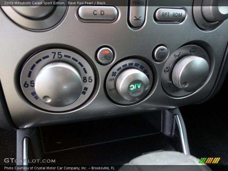Rave Red Pearl / Black 2009 Mitsubishi Galant Sport Edition