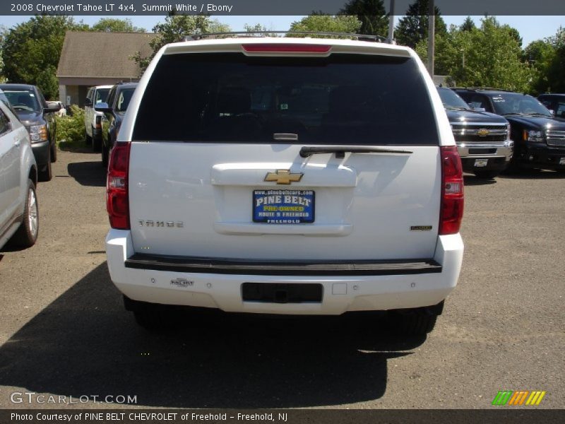 Summit White / Ebony 2008 Chevrolet Tahoe LT 4x4