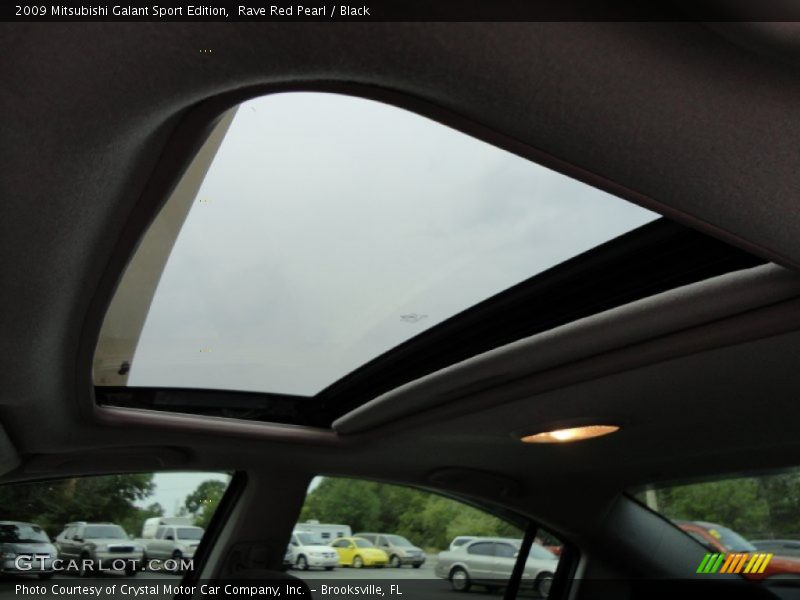 Rave Red Pearl / Black 2009 Mitsubishi Galant Sport Edition