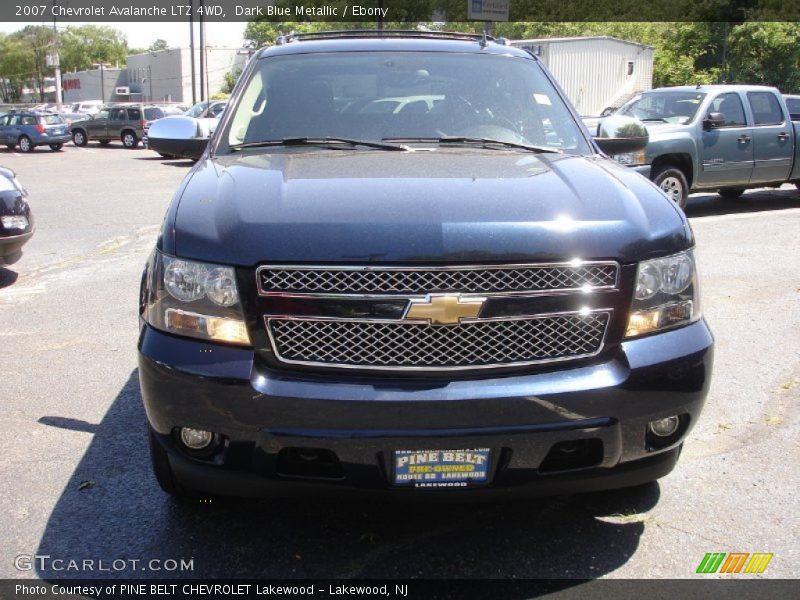 Dark Blue Metallic / Ebony 2007 Chevrolet Avalanche LTZ 4WD